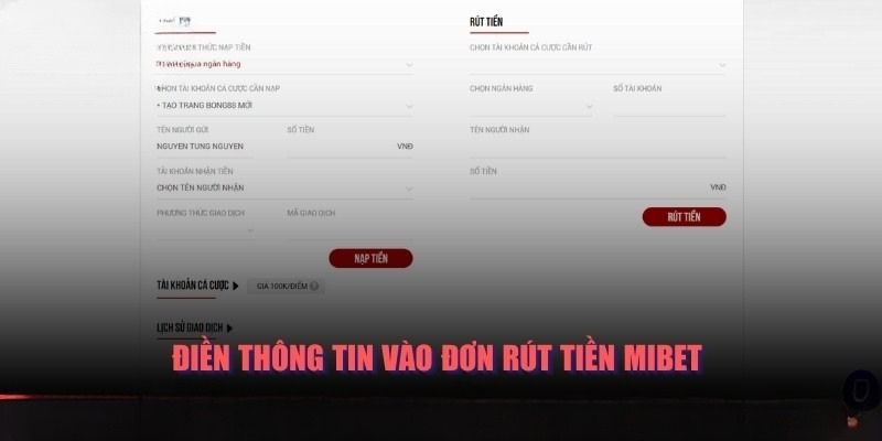 Vào website nhà cái để bắt đầu rút tiền Mibet